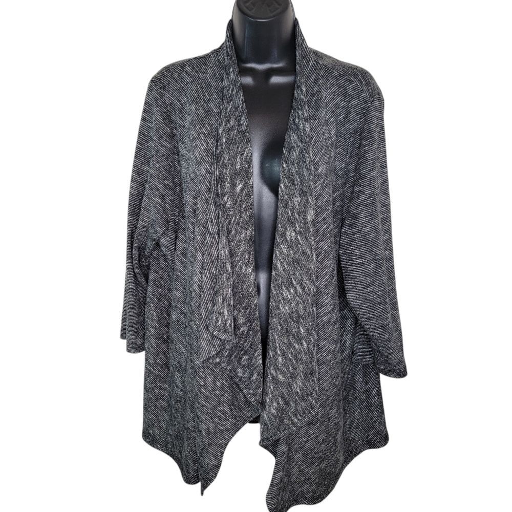 Any Wear by Catherines Drape Open Front Cardigan size 2x